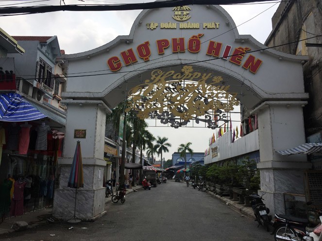 Chủ trương đầu tư xây mới chợ Phố Hiến}